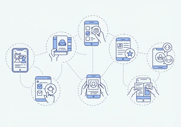 Icons representing the top 5 speed reading apps