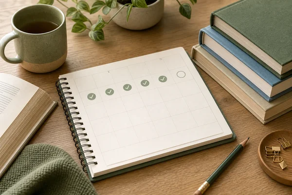 Weekly reading practice plan