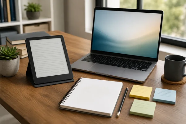 Digital reading tools setup